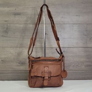 Harbour 2ND Brown Leather Crossbody Bag